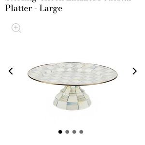 Mackenzie Childs Pedestal Platter